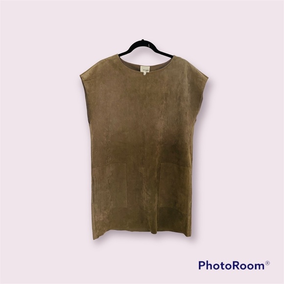 Wilfred Dresses & Skirts - ARITZIA Wilfred Free Nori Vegan Suede Shift Dress